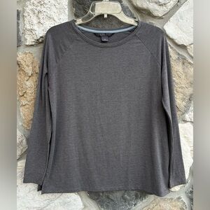 Free Fly Base Layer Shirt Mens XS Gray Bamboo Viscose Soft Layer Outdoor Active